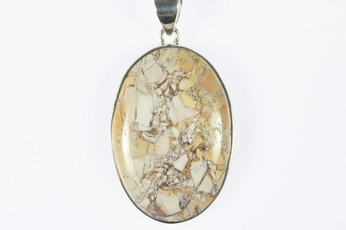 Ibis Jasper Pendant (Necklace) - Sterling Silver #228584